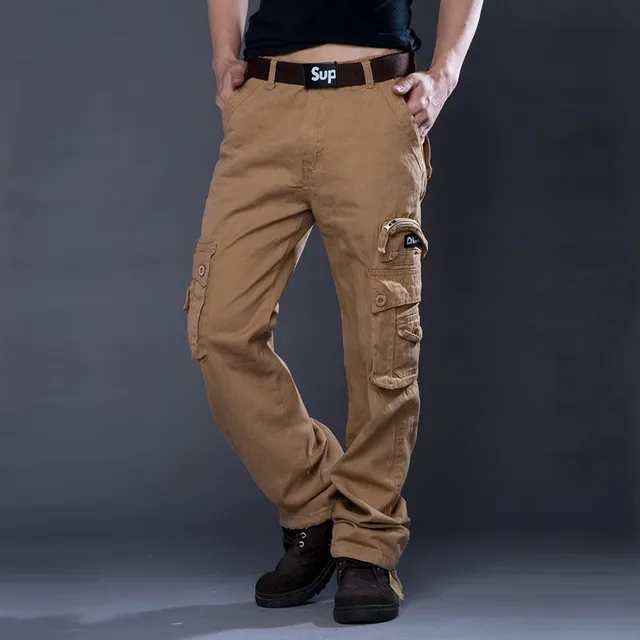 DUQI High Quality Multi Pockets Cargo Pants Men 2018 New Arrival ...