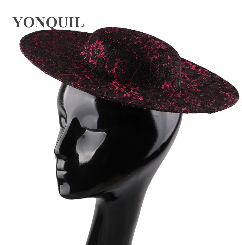 

Imitation Sinamay 2Colors 30CM Round fascinator hat DIY hair accessories millinery saucer material party supplies cocktail hats