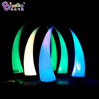 

FREE POSTAGE 3M inflatable ivory shape lamp air filled lighting LED tube balloon toy customized decoration for party or wedding