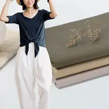 Экологически чистая твил хлопковая вискозная Ткань для шитья куртки и подходит для костюма осенью 100*145 см/шт W300221