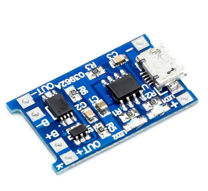 1 шт. 5 в TENSTAR ROBOT 1A Micro USB 18650 литиевая батарея зарядное устройство Модуль + защита