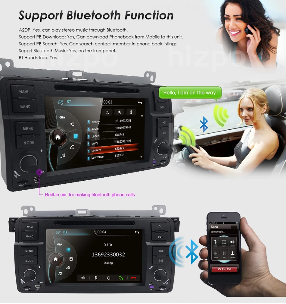 Sale Car multimedia player HD 7" Car DVD Player GPS Stereo Radio Head Unit For BMW 3 E46 M3 Rover75 MG ZT BT SWC Canbus Camera 8G Map 5