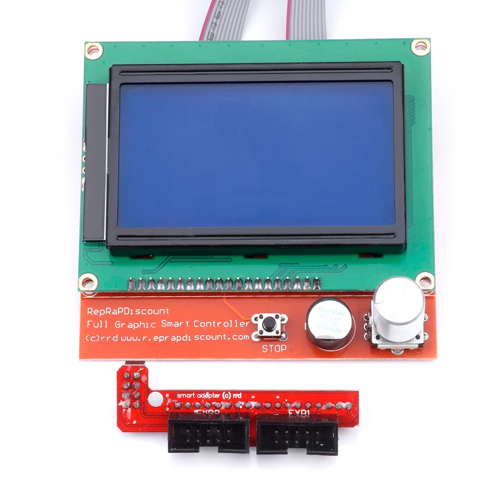 12864 lcd Ramps умные части RAMPS 1,4 контрольная панель lcd 12864 Дисплей Монитор синий экран модуль для Anet A6