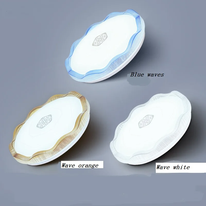 

LED Ceiling Light Round Acrylic Bedroom New Restaurant Learning Balcony Corridor Entrance Wavefront Ceiling Light ZCL