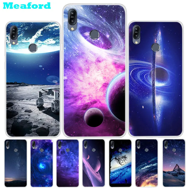 

ZB633KL For Asus Zenfone Max M2 ZB633KL Case Silicone Soft Space Cover on For Asus Zenfone Max M2 ZB633KL ZB 633KL Case Bumper