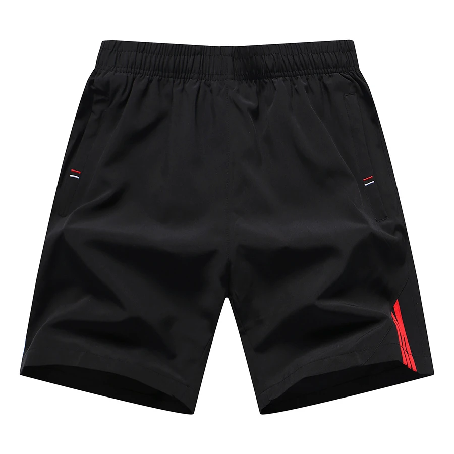 Casual Polyester Sport Shorts Men Plus Size Zipper Pockets Quick Silver 6xl Gym Black Shorts Men Clothes 2018 Sweatpants 50S0077