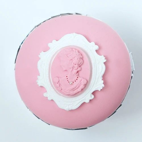 Творческая глина розовый моделирование для кексов, помадки поддельные торт плесень выпечки фотографии реквизит украшения дома рождественские украшения - Цвет: O