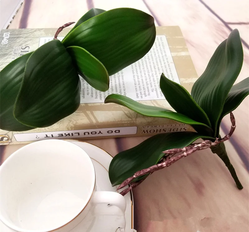 s, m, l, искусственные листья орхидеи с искусственными корнями, компоновка листьев орхидеи, сделай сам, исходный материал, искусство