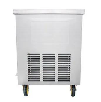 

Customized pan size 600mm fried ice cream machine single square with temperature control system