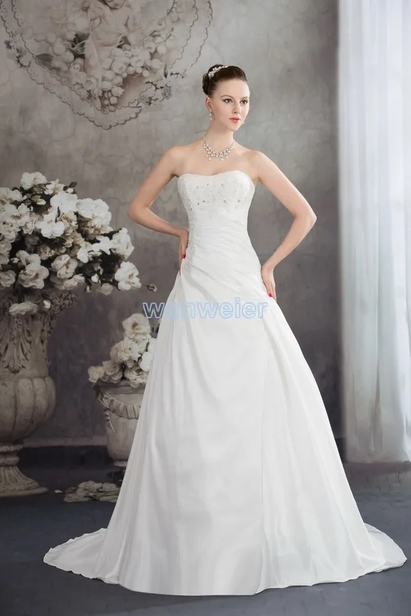 

free shipping wedding gowns 2013 new style white bridal handmade custom ball gown dress ball gown beading wedding dresses