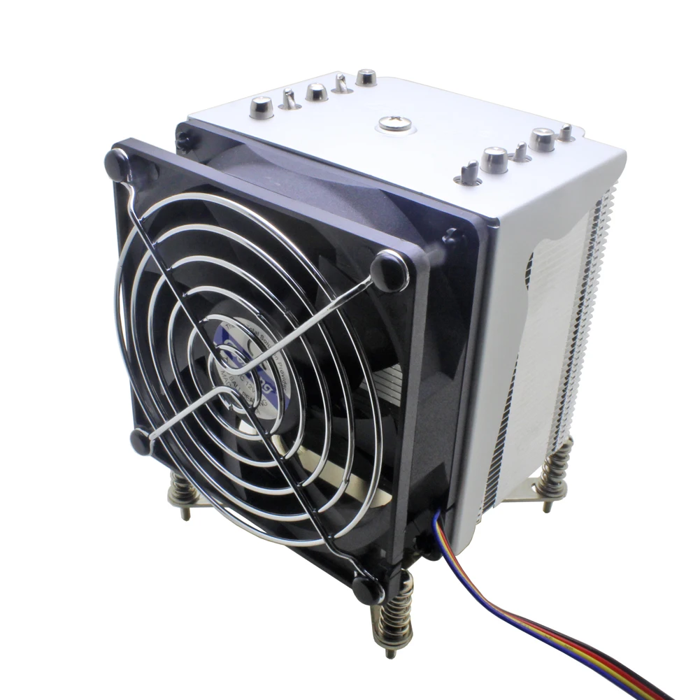 3U 4U Server Di Cpu Di Raffreddamento 5 Tubo Di Calore Ventola Di Raffreddamento Per Intel Xeon Lga 1366 1356 Industriale Workstation Computer Attivo 