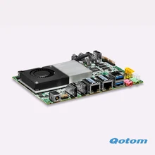 QOTOM мини материнская плата Q4200YG2-P Core i5-4200Y процессор 3," мини-Промышленная материнская плата X86