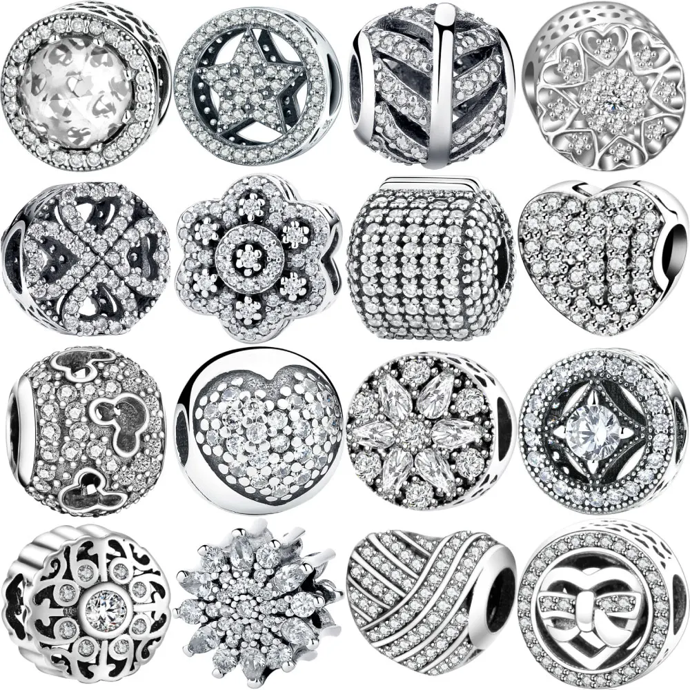 Designer 925 Sterling Silver Bracelet Floating Charms Beads Fit Pandora Original Bracelets for Women Necklace Womens Jewelry Designer 925 Sterling Silver Bracelet Floating Charms Beads Fit Pandora Original Bracelets for Women Necklace Womens Jewelry