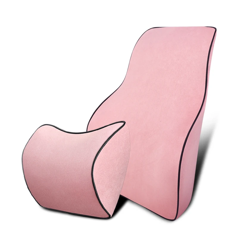 KKYSYELVA всплеск памяти поддержка подушки для автомобиля и подголовника шеи Комплект подушек аксессуары для интерьера