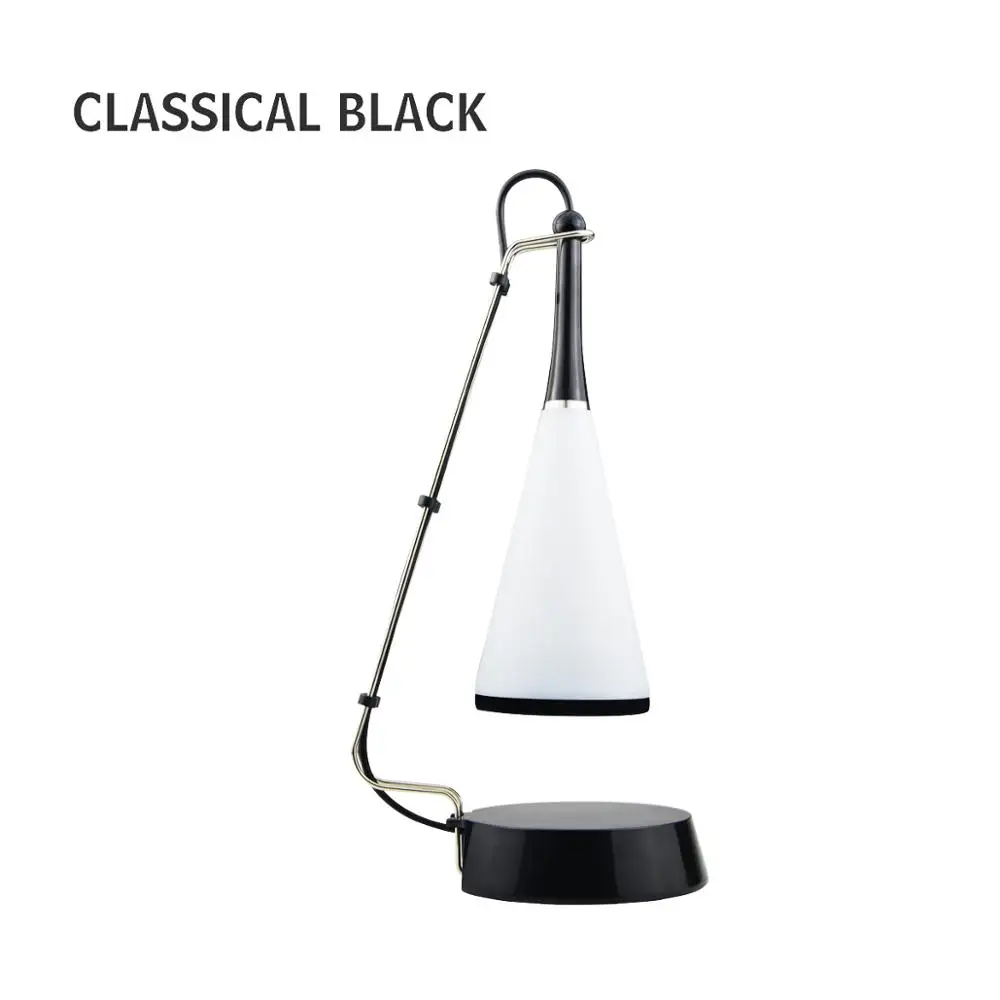 Novetly сенсорный светодиодный настольный светильник беспроводной Bluetooth динамик USB перезаряжаемая музыкальная настольная лампа украшение для спальни ночники - Цвет корпуса: Black