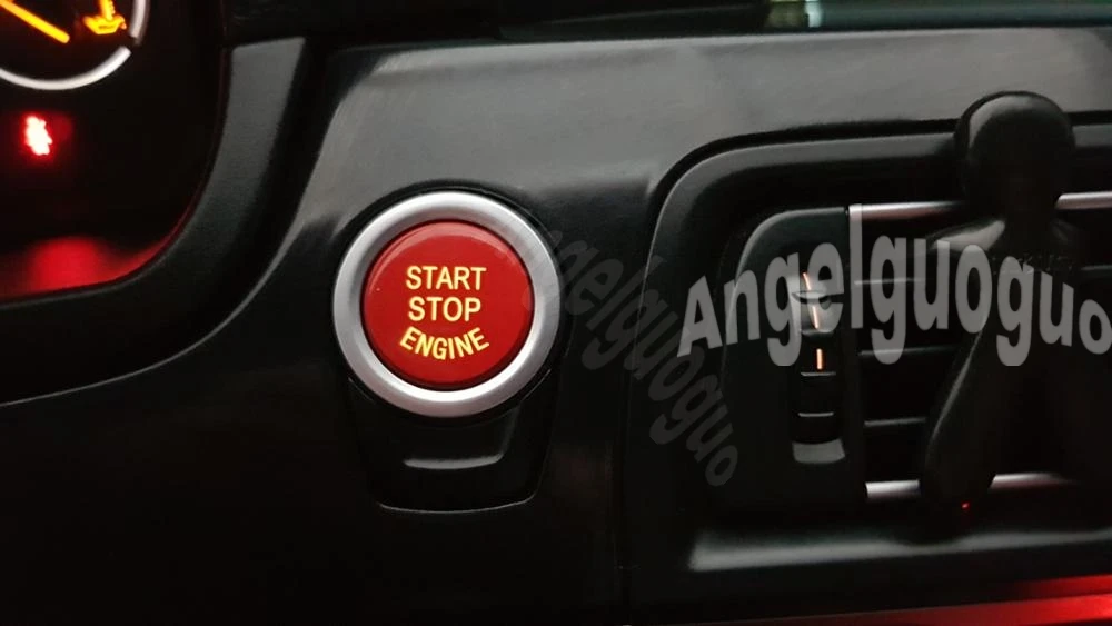 Angelguoguo двигателя автомобиля кнопка старт/стоп Замена апгрейд, пригодный для BMW F30 F10 F34 F15 F25 F48 X1 X3 X4 X5 X6
