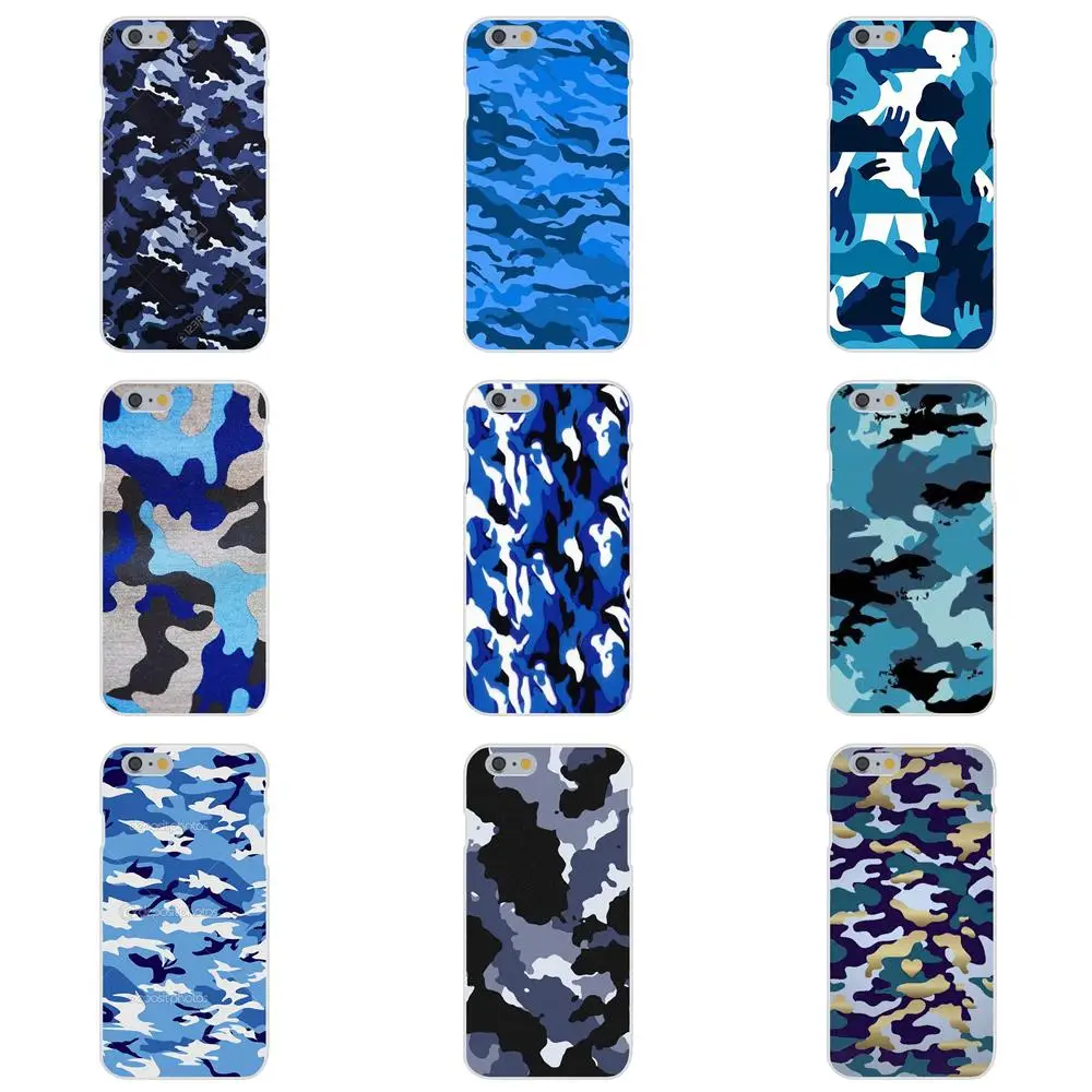 Мягкий чехол для Huawei P7 P8 P9 P10 P20 P30 Lite Mini Plus Pro 2017 2018 2019 голубой Камуфляжный узор |
