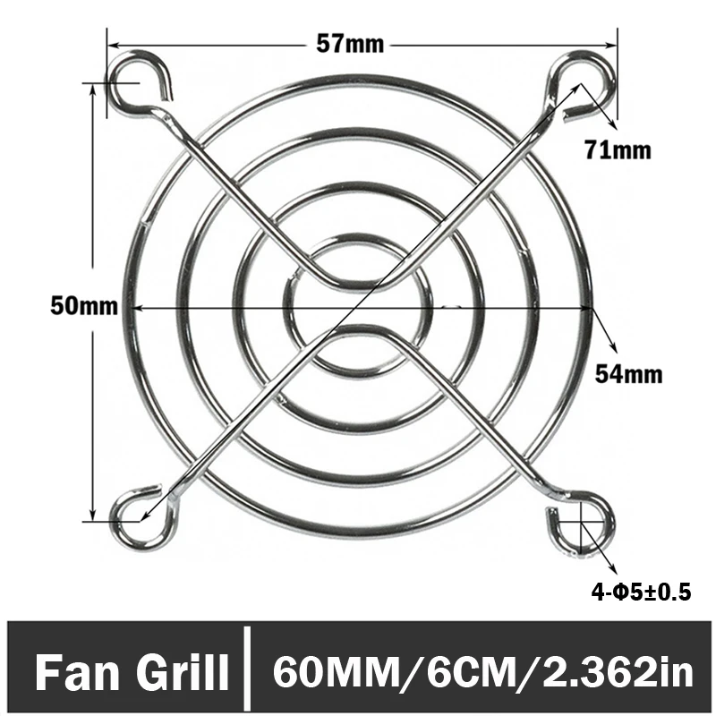 20 pcs DC Fan Grill Protector Silver Metal Finger Guard Used for 92mm Fan 9cm