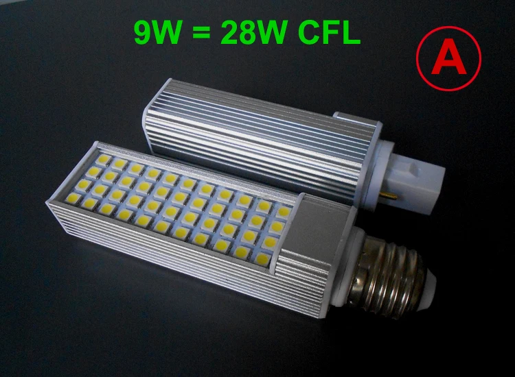 G24 Светодиодные g24d-1 G24d-3 G24d-3 AC85-265V led pl лампа реальная мощность 5 Вт 7 Вт 9 Вт 10 Вт 11 Вт 12 Вт 13 Вт 14 SMD5730 5050 2835 светильники лампы