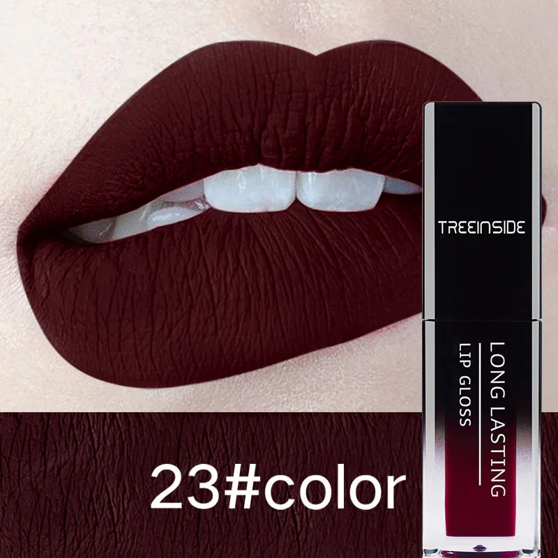 

30 Color Liquid Lip Gloss Matte Makeup Waterproof Red Lip Long Lasting Gloss Mate Make Up Nude Purple Blue Black Green Lip Gloss