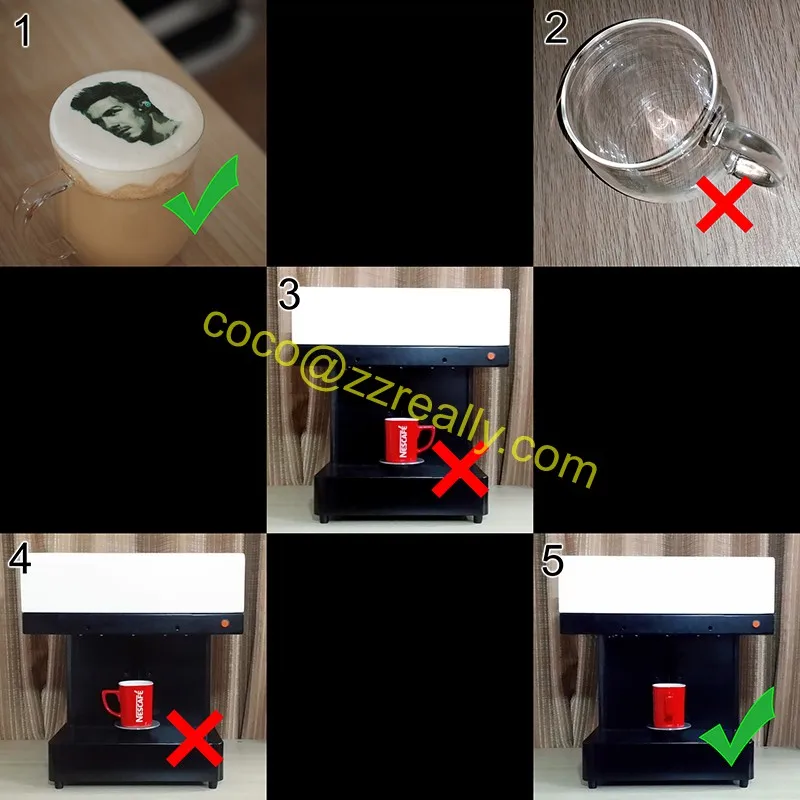  3D coffee printing machine & Latte art Cofee printing machine & Cream & yoghourt etc printing direc