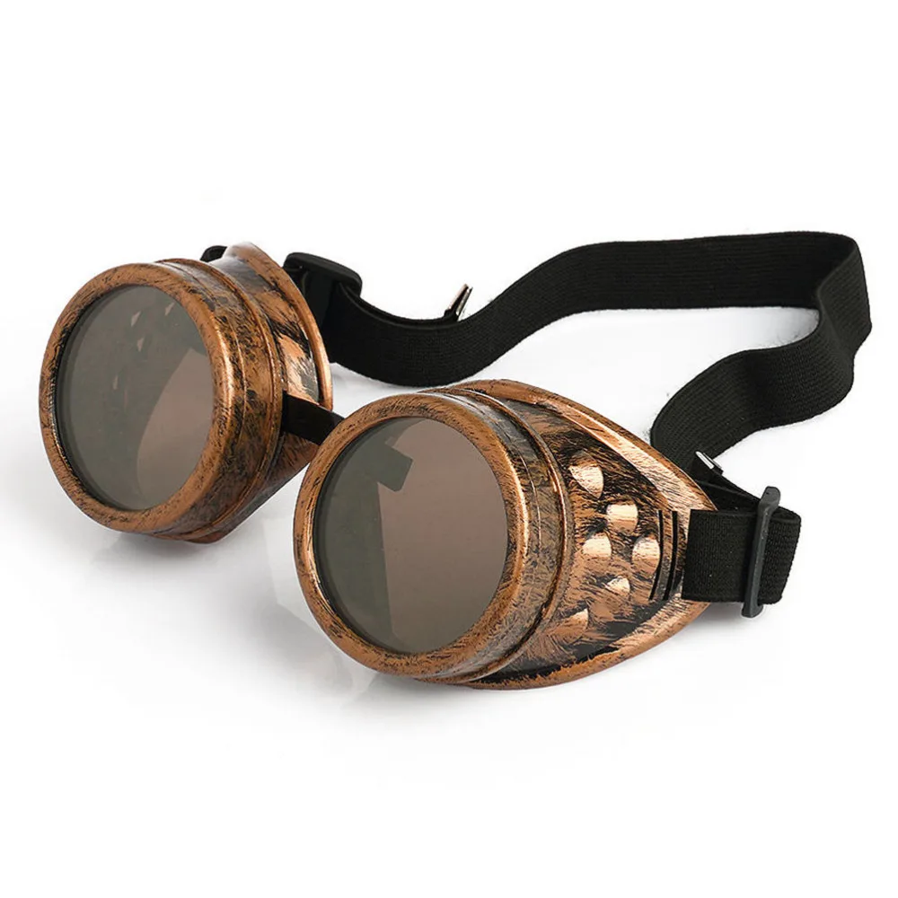 YOOSK очки стимпанк очки Винтаж Ретро Сварка панк готические солнцезащитные очки 2018 Мода ретро паровой панк очки солнцезащитные очки