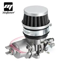 1Set Metal Motorcycle Carburettor Carb Air Filter Set For 47cc 49cc Mini Moto Pit Dirt Bike Go Kart