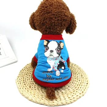 

Cute Pet Dog Clothes Dog T-shirt Soft Puppy Dogs Clothes Cartoon Pet Clothing Summer Shirt Casual Vests For Small Pets