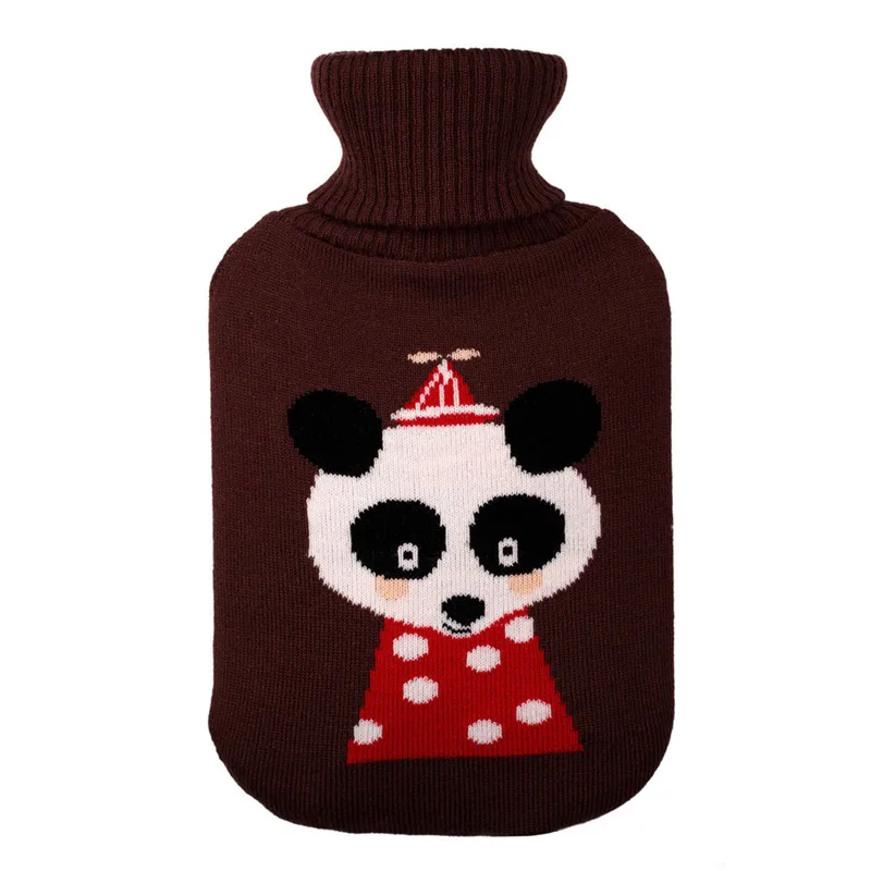 Large 2 Liter Hot water Bag Cover Soft Knitting Cute Hot Water Bottle