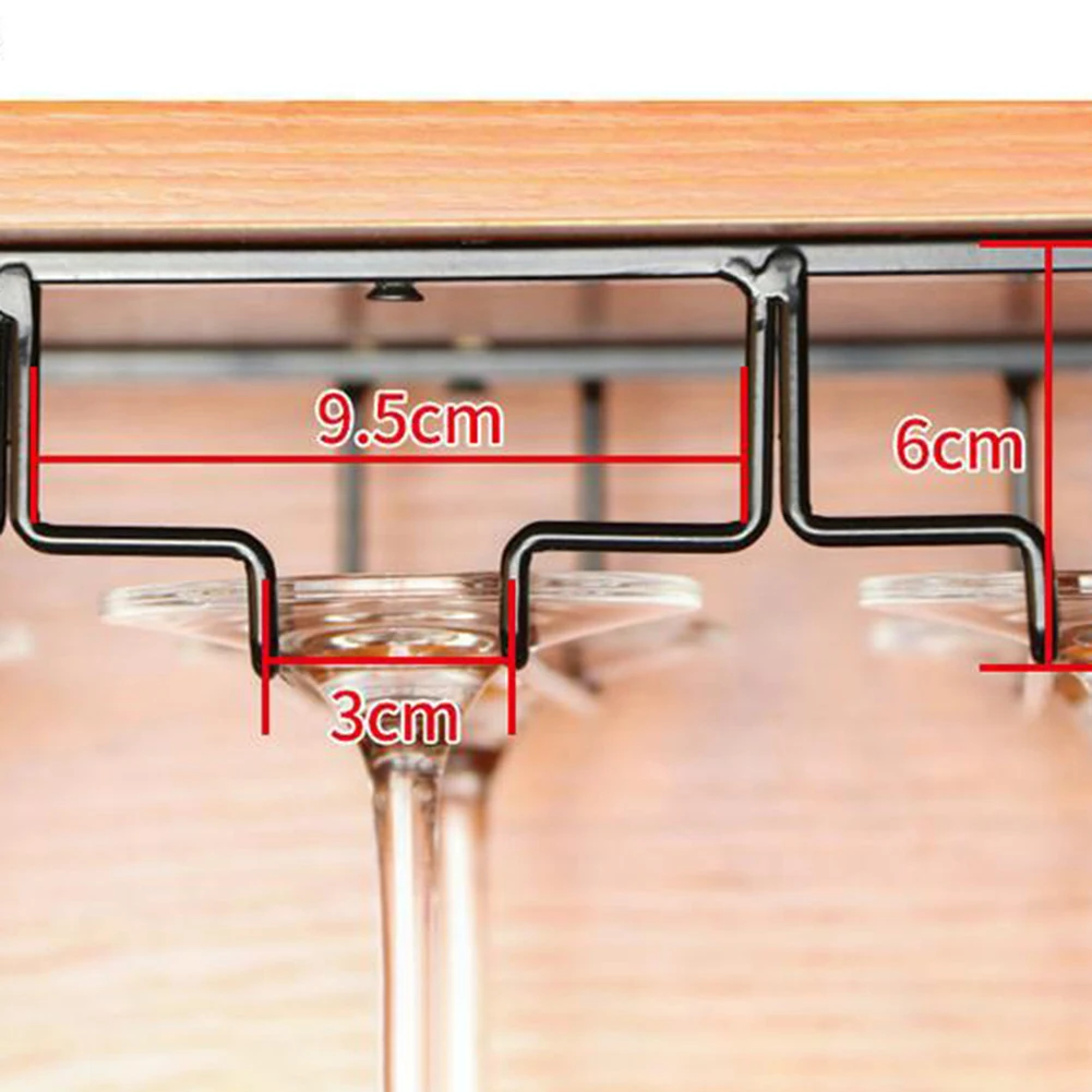 Винный Бокал es держатель бармен рюмки подвесной стеллаж под шкаф рюмки Органайзер стеклянный бокал железная стойка