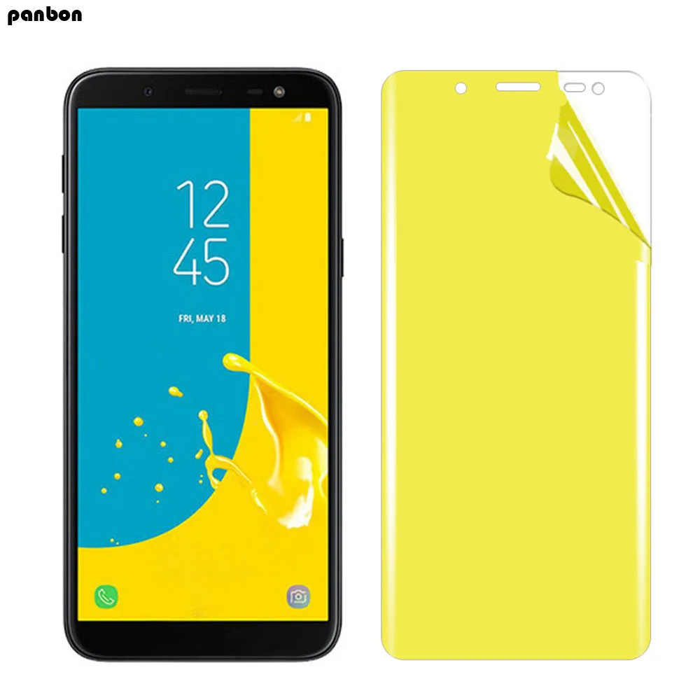 

10Pcs Full Coverage Screen Protector for Samsung J2 core J2 pro J3 J5 J7 Prime 2017 J4 J6 Plus 2018 Self-healing Hydrogel Film