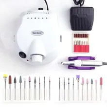 30000 об/мин Машинка для снятия лака для ногтей, Керамический Резак, электрический аппарат для маникюра и педикюра, вольфрамовые сверла для ногтей, набор вращающихся сверл