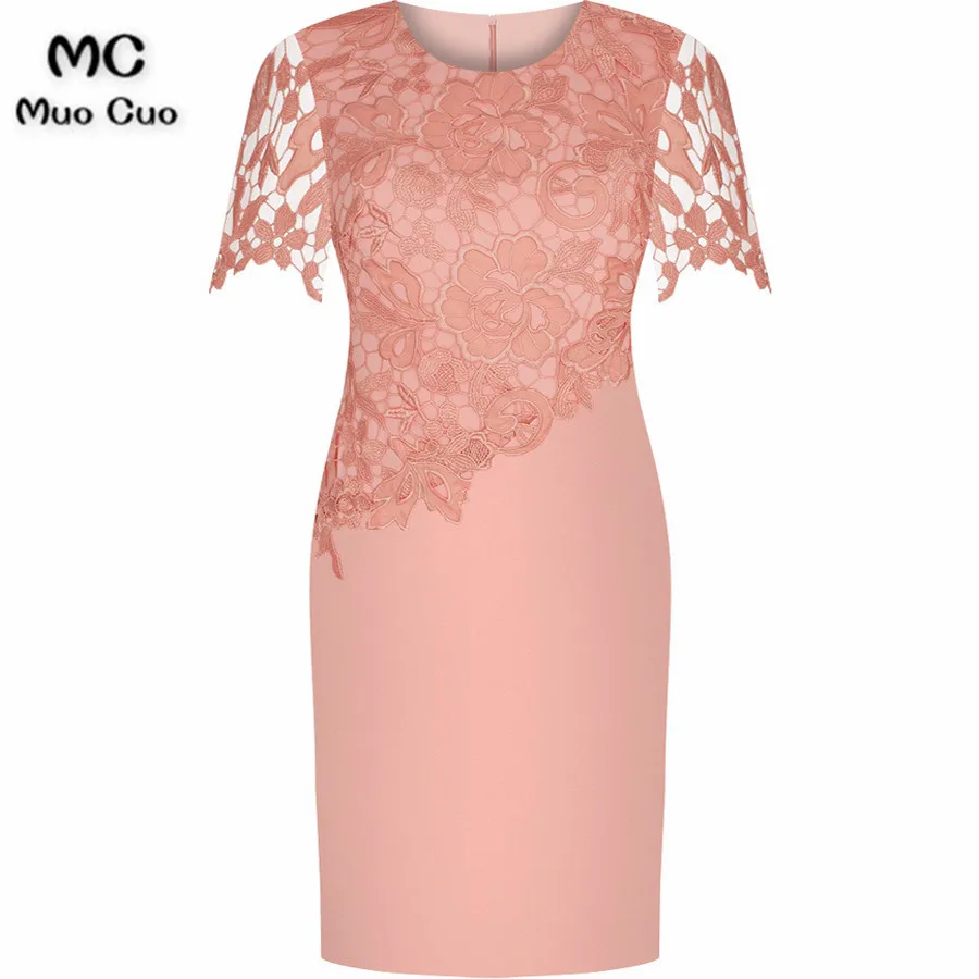 coral mother of the bride dress