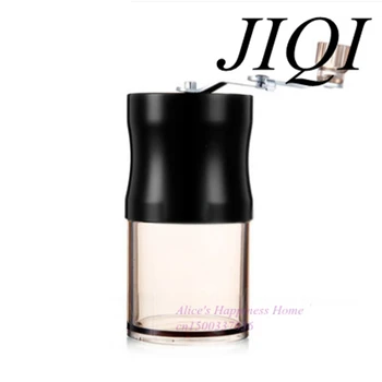 

JIQI Ceramic core Stainless Steel coffee machine grinder hand grinder mini portable manual household coffee machine grinder