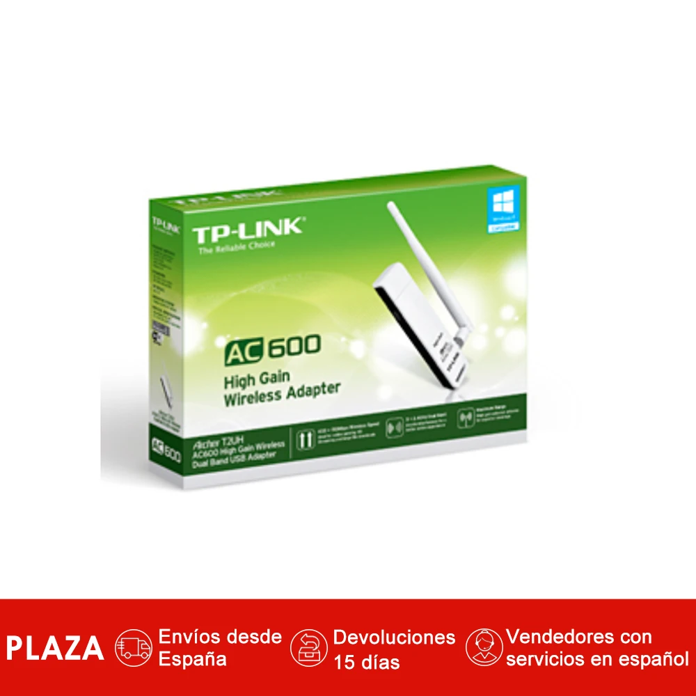 

TP-LINK AC600, Inalambrico, USB, WLAN, IEEE 802.11ac, 433 Mbit/s, Negro
