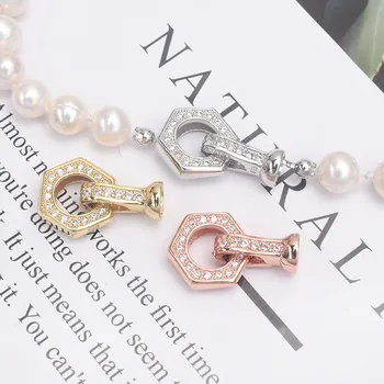 

Wholesale DIY Natural Stones Beads Jewelry Making Accessories Silver/Gold/Rose Gold Metal Connector Clasps Findings