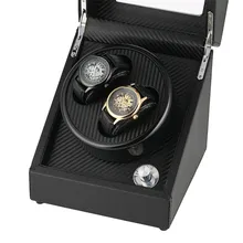 18*18*20.5 cm Automatic Watch Winder 2+0 Holders Motor Case Winding Box with US/UK/AU/EU Plug Luxury Watch Storage Boxes 18*18*20.5 cm Automatic Watch Winder 2+0 Holders Motor Case Winding Box with US/UK/AU/EU Plug Luxury Watch Storage Boxes