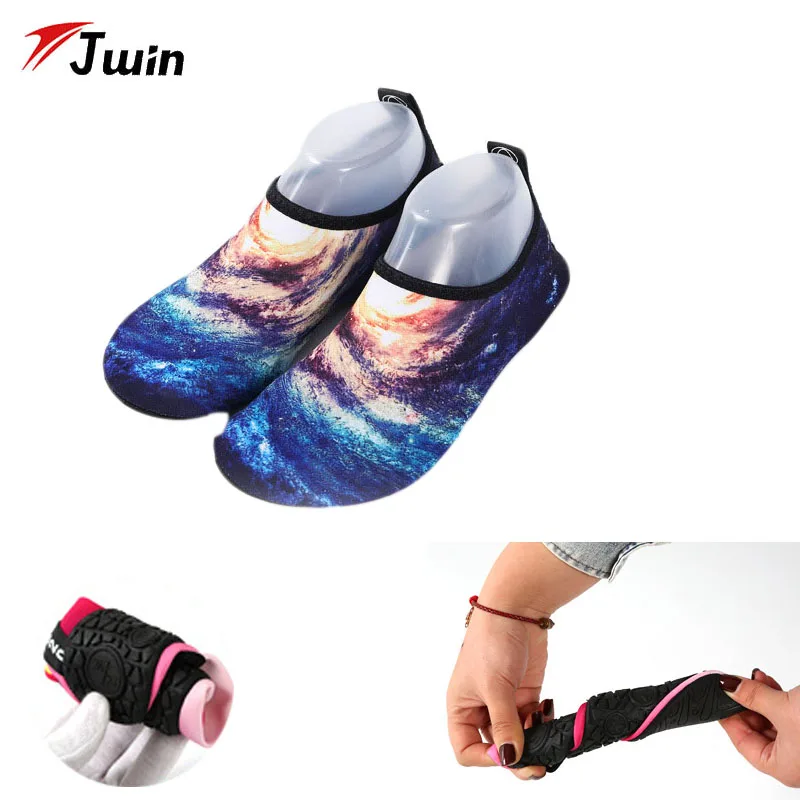 

Diving Fins Beach Swimming Shoes Socks Aqua Flippers Water Socks Kids Women Men's Sports Flipper Socks Skin Shoes