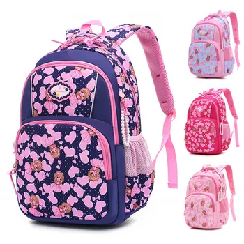 

2020 Children School Bags Primary School Backpack Girls princess Schoolbag kids Satchel Waterproof fabric Backpack mochila