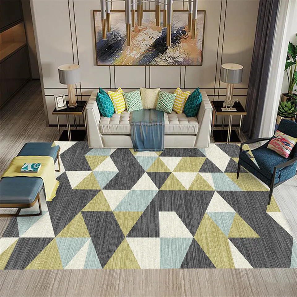 Ковер в спальне гостиная прикроватные коврики прямоугольник простой норвежский