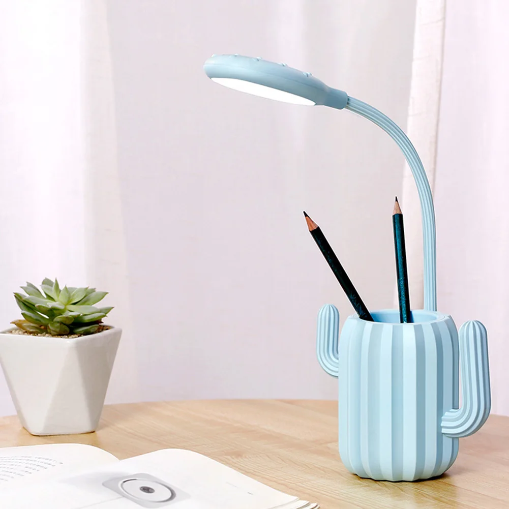 

Cactus Led Eye Protection Table Lamp USB Charging Flexible Reading Light Multipurpose Control Adjustable