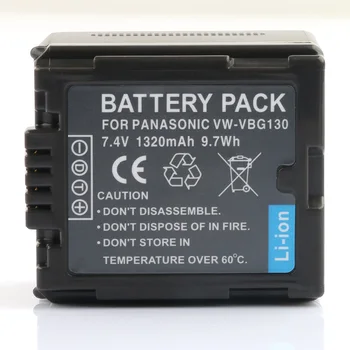 

LANFULANG Battery for Panasonic VW-VBG130 VW VBG130 and Panasonic VW-BLA13 DMW-BLA13E VW-VBG070 VW-VBG260 VW-VBG6
