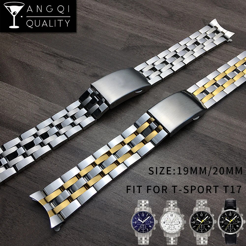 Buy 19MM 20MM Stainless Steel Watch Bands For Tissot