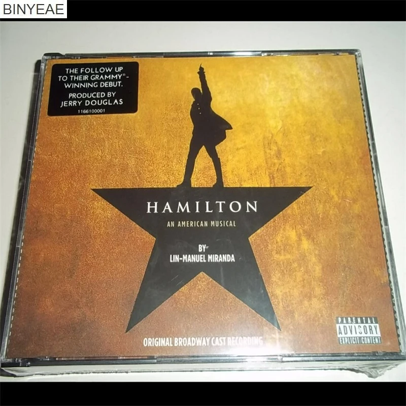 BINYEAE new CD seal: Hamilton (Original Broadway Cast Recording) Soundtrack  2CD disc [free shipping]|CD/DVD Player Bags| - AliExpress