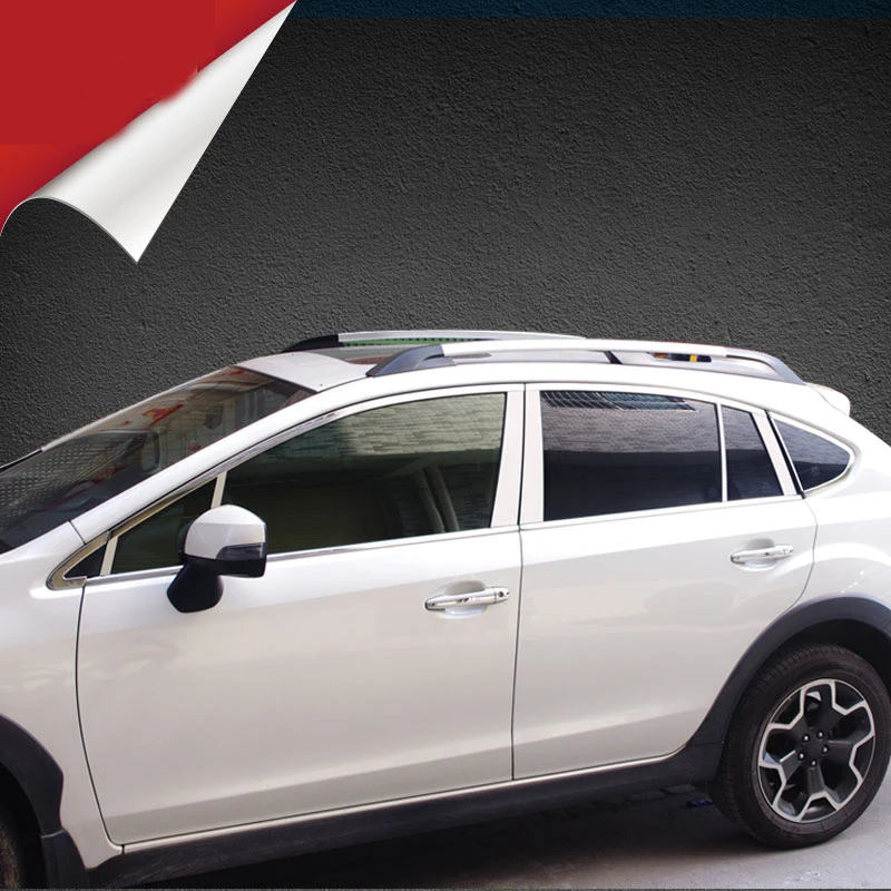 

lsrtw2017 304 stainless steel car window trims for subaru xv 2012 2013 2014 2015 2016 2017 4th generation