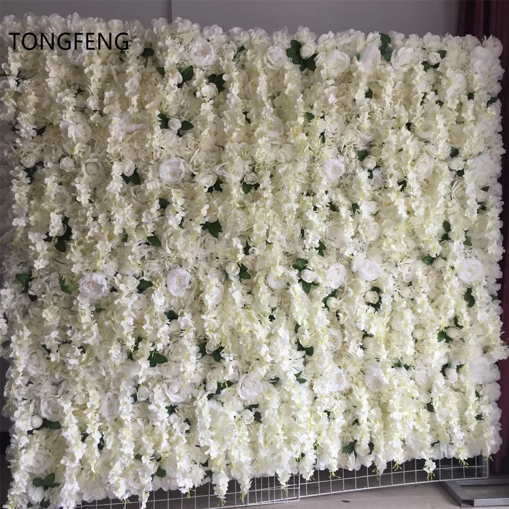 TONGFENG 10 шт./лот цветок цвета слоновой кости бегунок свадебное украшение
