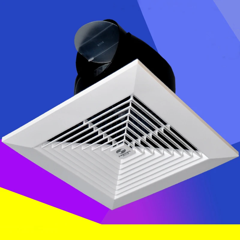 24W Mute Smoke Ventilator Ceiling Vent Type Ventilating Fan Household