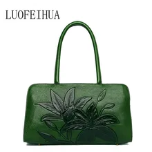 Женские сумки из натуральной кожи, новая роскошная сумка в стиле ретро с тиснением, Брендовая женская сумка, женская дизайнерская сумка