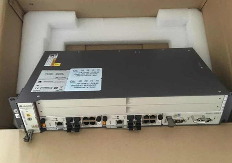 Huawei FTTH GPON OLT huawei MA5608T olt с 1* MPWD1 10G uplink плата управления по DHL huawei olt