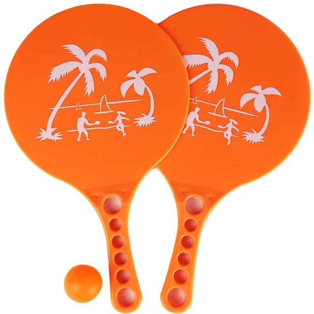 1 Pair Plastic Matkot Paddle Israeli Ball Beach Tennis Pro 1 Pair Plastic Matkot Paddle Israeli Ball Beach Tennis Pro Kadima Child Favorite